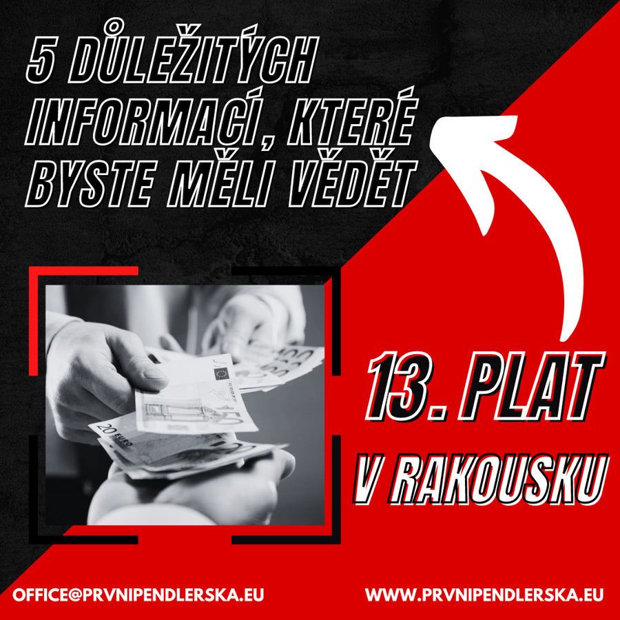 5 důležitých informací k 13. platu v Rakousku